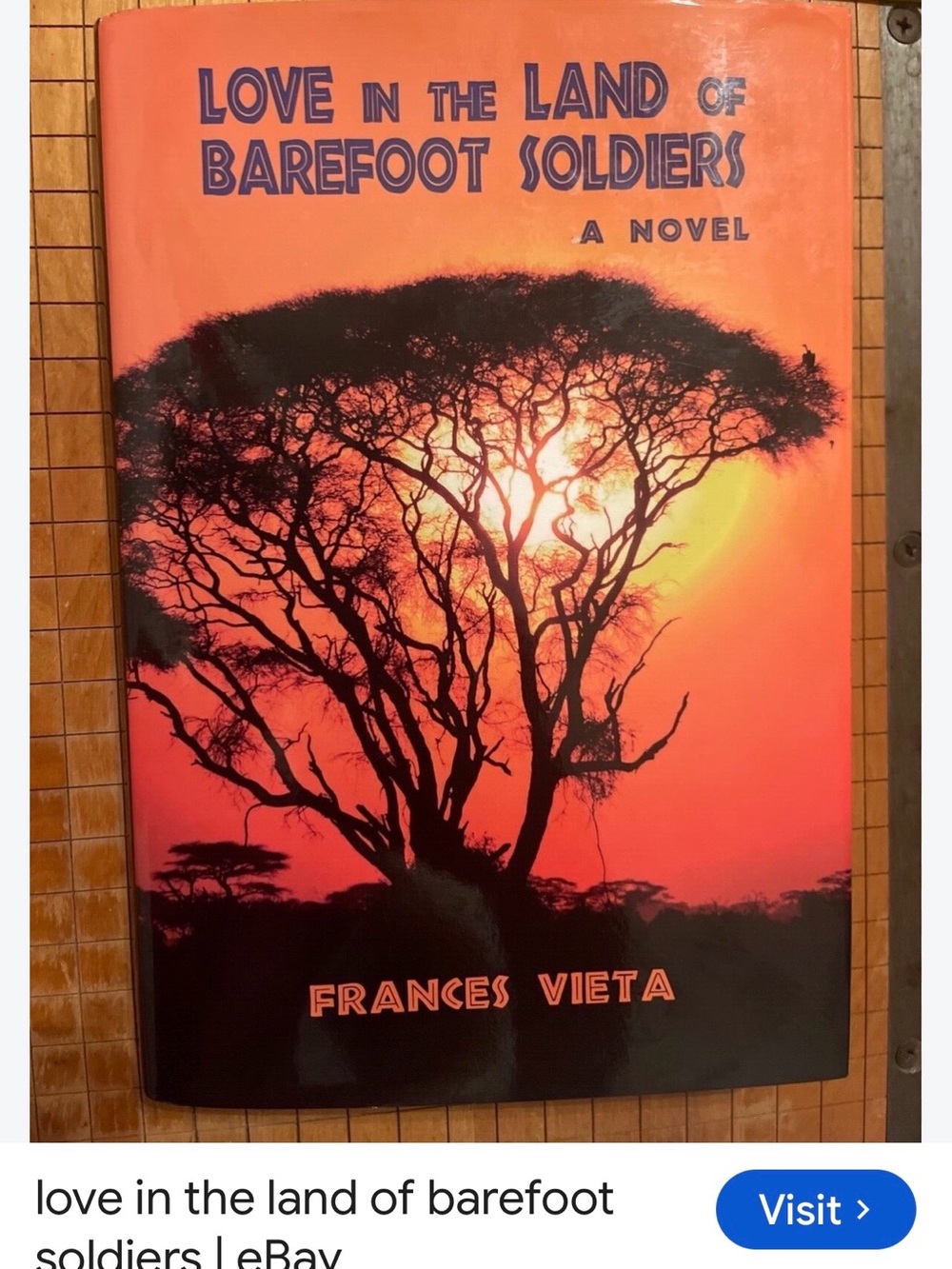 #3072*Love in the Land of Barefoot Soldiers — Orange Paperback Journal